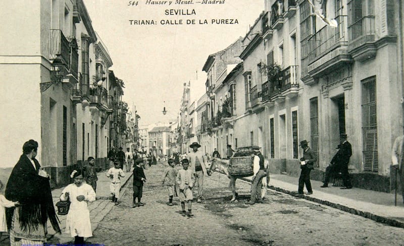 Fotografía histórica de Calle Pureza